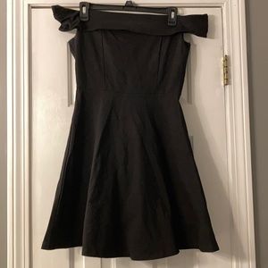 Off the shoulder black Lulu’s formal dress